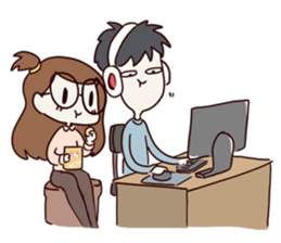 This is my boyfriend & girlfriend sticker #13910623