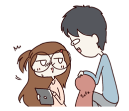 This is my boyfriend & girlfriend sticker #13910628