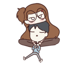 This is my boyfriend & girlfriend sticker #13910629