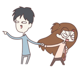 This is my boyfriend & girlfriend sticker #13910631