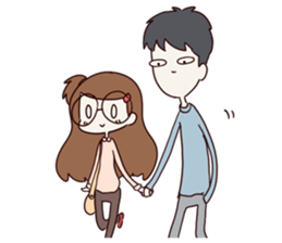 This is my boyfriend & girlfriend sticker #13910633