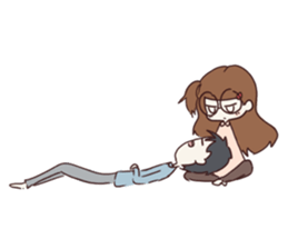 This is my boyfriend & girlfriend sticker #13910635