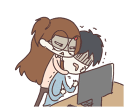 This is my boyfriend & girlfriend sticker #13910636