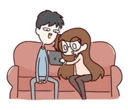 This is my boyfriend & girlfriend sticker #13910638