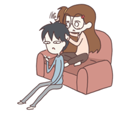This is my boyfriend & girlfriend sticker #13910640