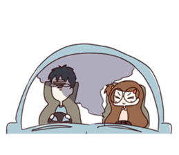 This is my boyfriend & girlfriend sticker #13910641