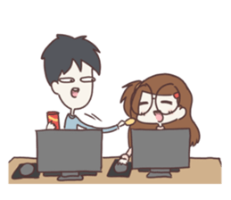 This is my boyfriend & girlfriend sticker #13910642