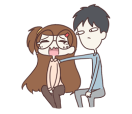 This is my boyfriend & girlfriend sticker #13910645