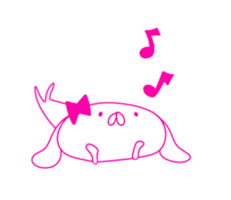 HIKAUSA rabbit sticker sticker #13910684