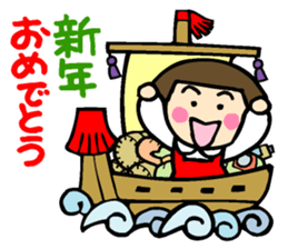 Showa retro girl 6 sticker #13910876