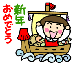 Showa retro girl 6 sticker #13910876