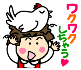 Showa retro girl 6 sticker #13910891