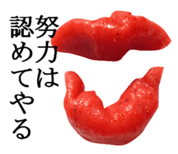 Spicy cod roe lips sticker #13911165