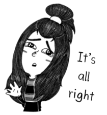 Don't make me hurt- woman (ENG) sticker #13911847