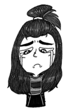 Don't make me hurt- woman (ENG) sticker #13911849