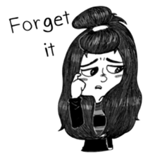 Don't make me hurt- woman (ENG) sticker #13911853