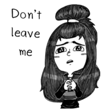 Don't make me hurt- woman (ENG) sticker #13911857