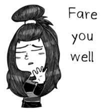 Don't make me hurt- woman (ENG) sticker #13911858