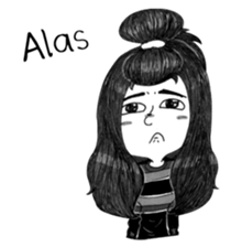 Don't make me hurt- woman (ENG) sticker #13911860