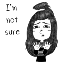 Don't make me hurt- woman (ENG) sticker #13911861