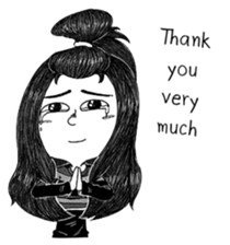 Don't make me hurt- woman (ENG) sticker #13911865