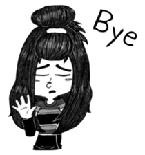 Don't make me hurt- woman (ENG) sticker #13911867