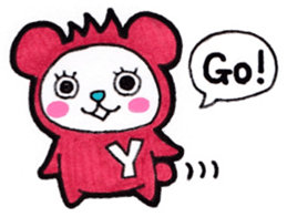 Sticker for the initial Y English sticker #13912222