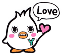 Sticker for the initial Y English sticker #13912225