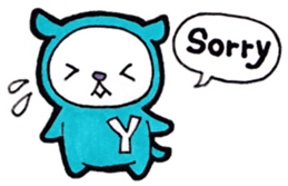 Sticker for the initial Y English sticker #13912227