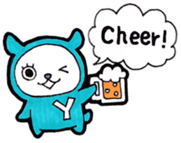 Sticker for the initial Y English sticker #13912236