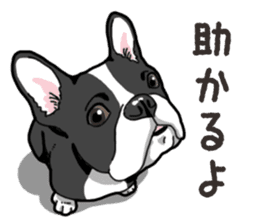 Wanko-Biyori French Bulldog sticker #13912247