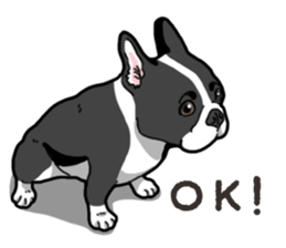 Wanko-Biyori French Bulldog sticker #13912248