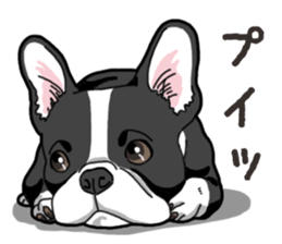 Wanko-Biyori French Bulldog sticker #13912256