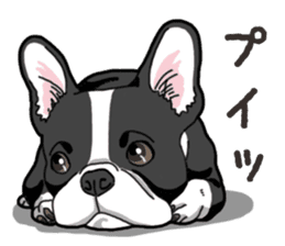 Wanko-Biyori French Bulldog sticker #13912256