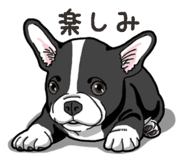 Wanko-Biyori French Bulldog sticker #13912259