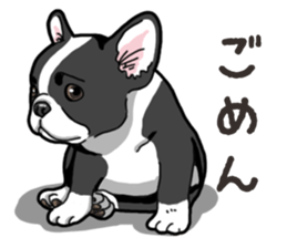Wanko-Biyori French Bulldog sticker #13912264