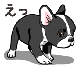 Wanko-Biyori French Bulldog sticker #13912268