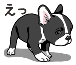 Wanko-Biyori French Bulldog sticker #13912268