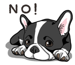 Wanko-Biyori French Bulldog sticker #13912270