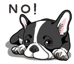 Wanko-Biyori French Bulldog sticker #13912270
