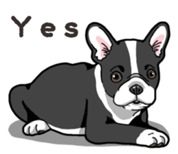 Wanko-Biyori French Bulldog sticker #13912273
