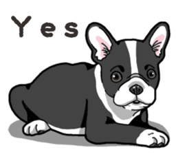 Wanko-Biyori French Bulldog sticker #13912273