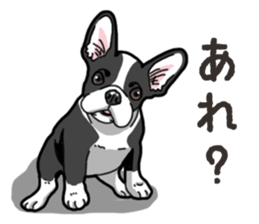 Wanko-Biyori French Bulldog sticker #13912277