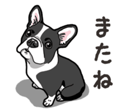 Wanko-Biyori French Bulldog sticker #13912279