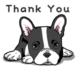 Wanko-Biyori French Bulldog sticker #13912282