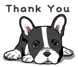 Wanko-Biyori French Bulldog sticker #13912282