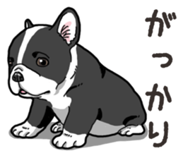 Wanko-Biyori French Bulldog sticker #13912285