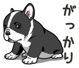 Wanko-Biyori French Bulldog sticker #13912285