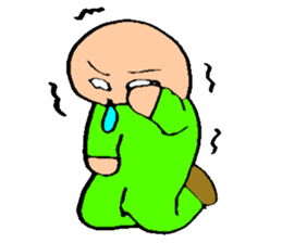 Bald head 100% Lovely sticker #13912408