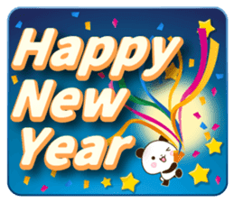 Large letters that stand out!4 sticker #13912620